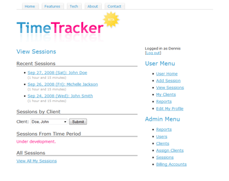 Session View screen